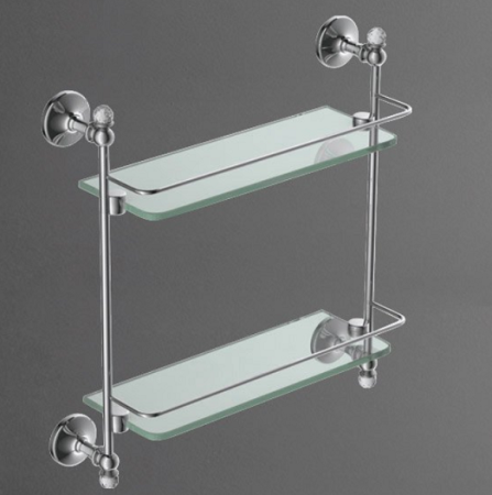 Полка Art&Max Antic Crystal  AM-2682BSJ-Cr  хром