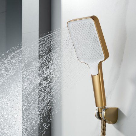 Смеситель для ванны Shevanik S9VP95MD2GMW, Золотой сатин