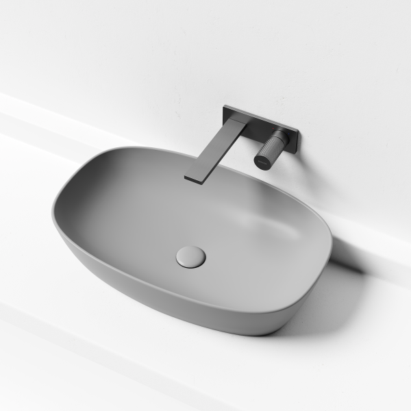 Смеситель для раковины SANCOS Nexus с внутренней частью, вороненая сталь,  SC9013GG