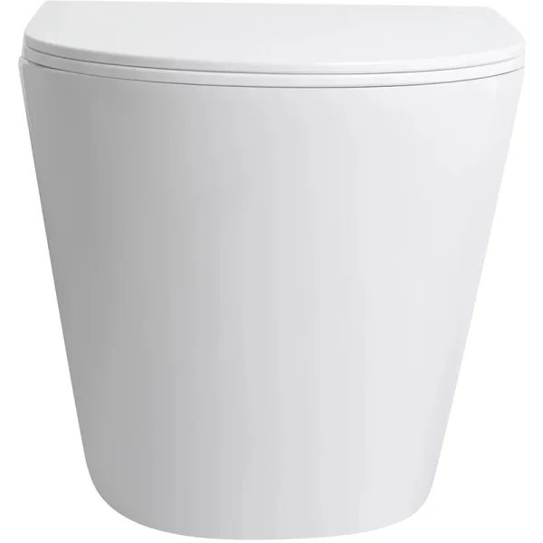 Унитаз подвесной Veconi Ando VAN-48T безободковый, торнадо, с сиденьем микролифт, белый