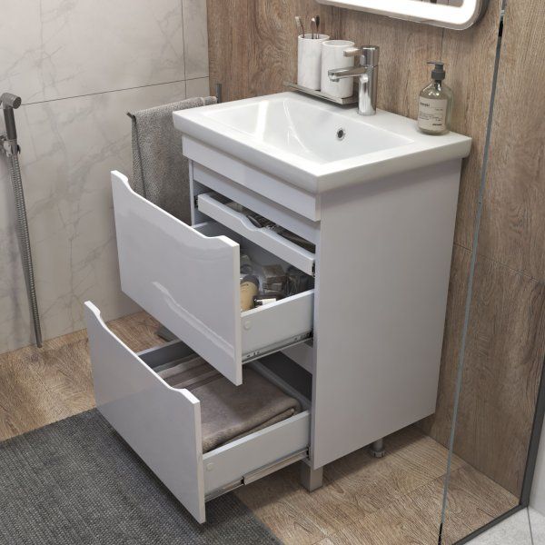 Тумба VIGO Grani под раковину Grani 600-0-2 (Como) (201)