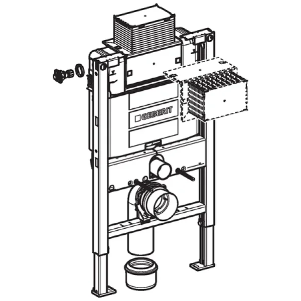 Инсталляция для унитаза Geberit Duofix Omega 111.003.00.2