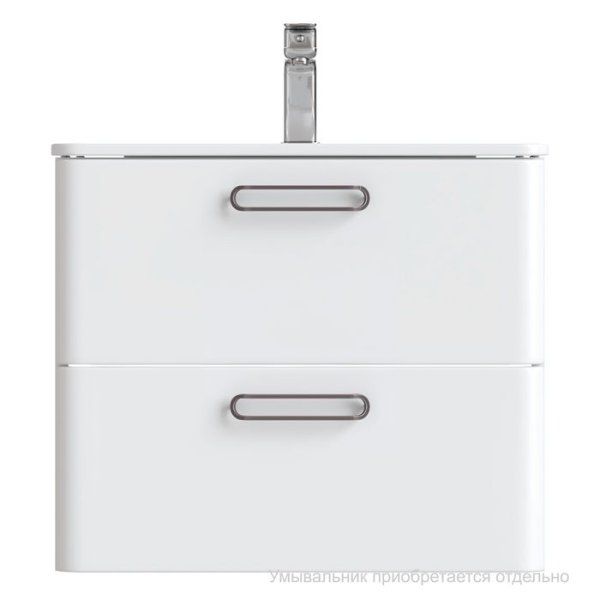 Тумба подвесная, белая, 60 см, Brick,  IDDIS, BRI60W0i95. Подходит умывальник: 0106000i28