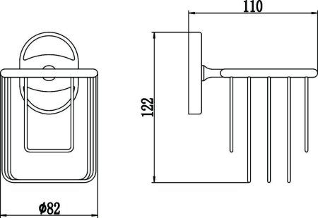 Держатель освежителя воздуха Savol 70 (S-007033-1)