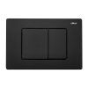 Кнопка смыва ABBER AC0120MB черный матовый