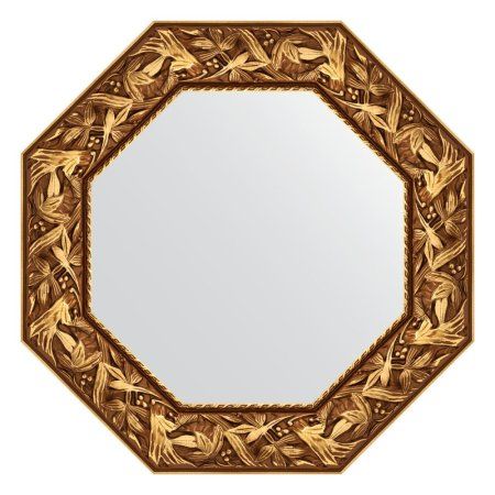 Зеркало Evoform Octagon BY 7370 63x63 византия золото