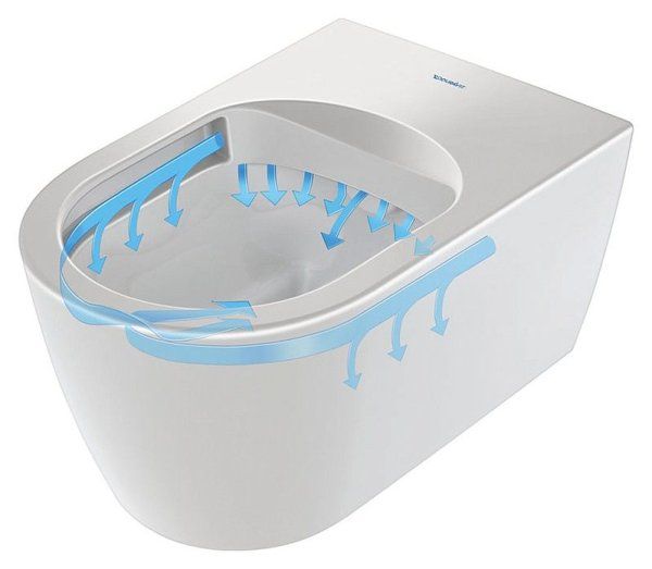 Унитаз подвесной Duravit ME by Starck 25290900001 с покрытием WonderGliss