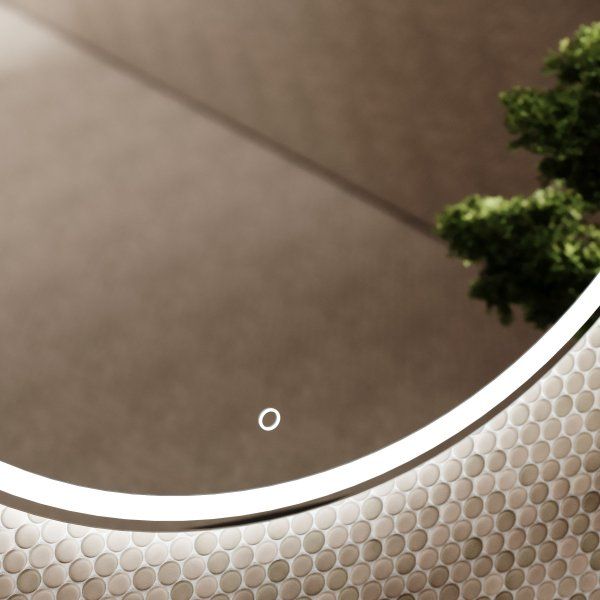 Зеркало для ванной комнаты SANCOS Bella D900 c подсветкой,  BE900