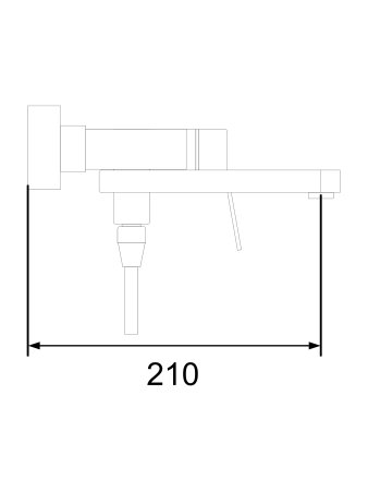 Смеситель для ванны Shevanik S4552C, Белый