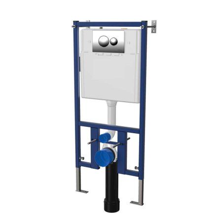 Инсталляция для подвесного унитаза Vincea VIS-450 белый/синий