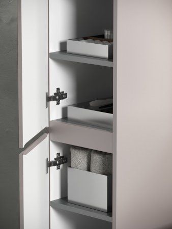 Шкаф-пенал SANCOS Snob T подвесной Doha Soft, 350х350х1650 мм,  PSNT35SM