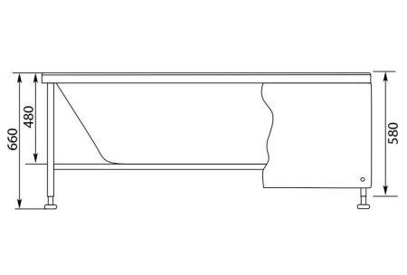 Акриловая ванна Aquanet Cariba 00203925 170х75