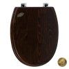 Крышка-сиденье Simas Arcade AR009noce/br дерево/бронза, микролифт