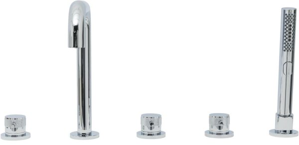 Смеситель на борт ванны Allen Brau Priority 5.RC31WG00EV7-GG00HL (с внутренней частью) хром