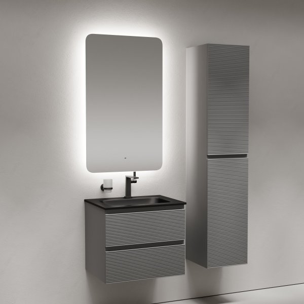 Зеркало для ванной комнаты SANCOS Ray 600х1000 c подсветкой,  RA600