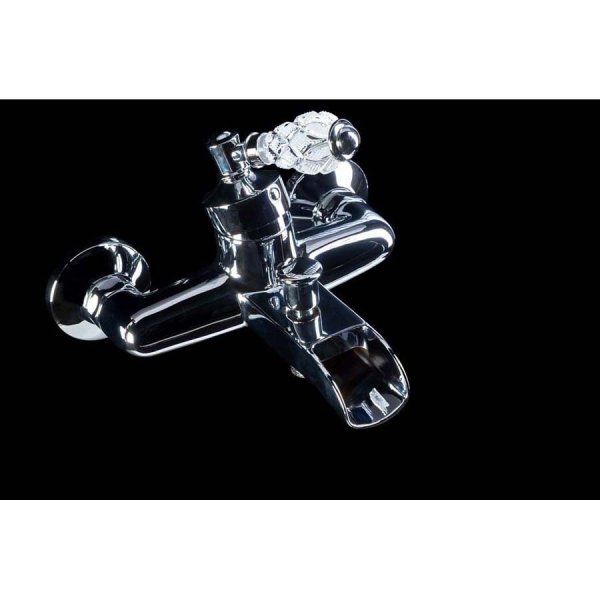 Смеситель Boheme Vogue crystal 223-CRST для ванны, хром