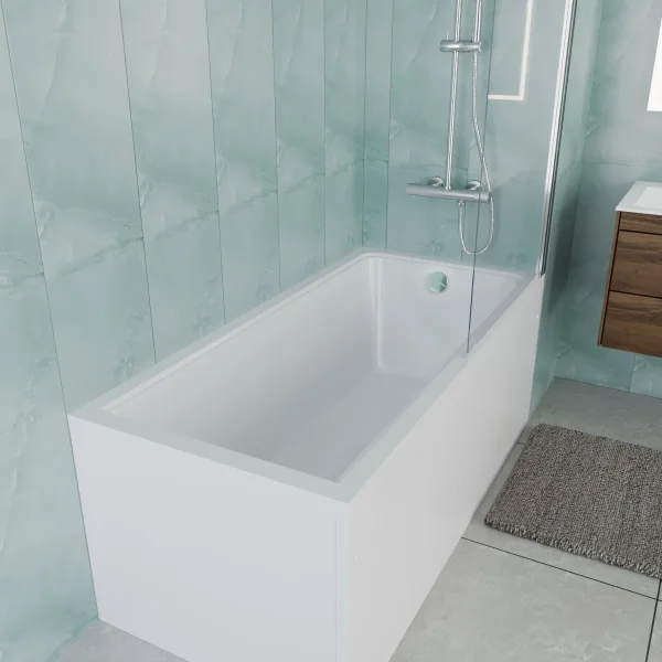 Акриловая ванна Vincea VBT-2G150-FR 150x70 см, белый