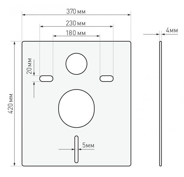 Система инсталляции для унитаза Berges Wasserhaus АТОМ 410 040332 черный Soft Touch
