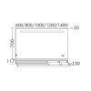 Зеркало Burgbad Fiumo SFXP080F3958 80 с подсветкой