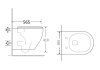 Унитаз подвесной Orange C07-100w сиденье с микролифтом