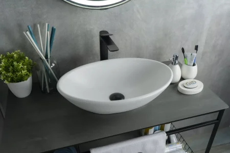 Раковина накладная Gid Wm9021 51193, Белый матовый