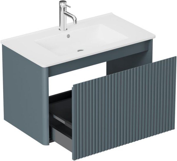 Тумба под раковину Allen Brau Gravity 80 1.370017.BGM синий матовый