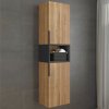 Шкаф-колонна COMFORTY  "Штутгарт-40" дуб тёмно-коричневый
