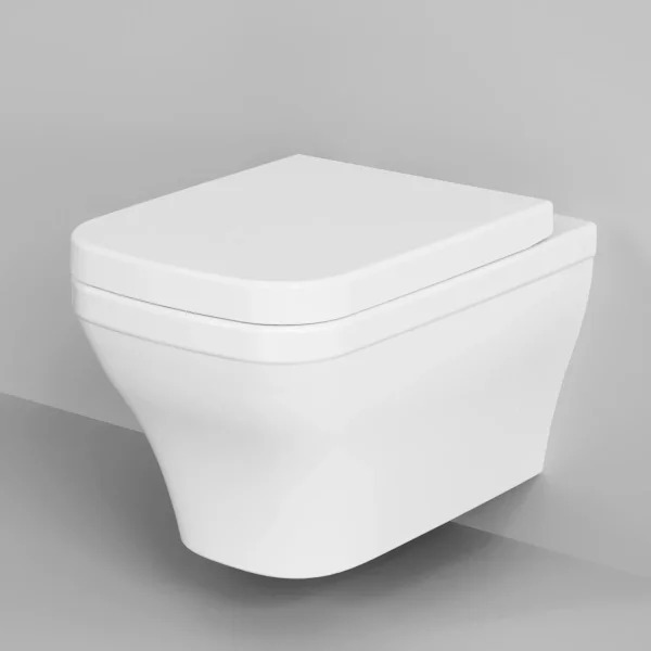 Унитаз подвесной Ambassador Benefit 203T20001R безободковый, белый глянец