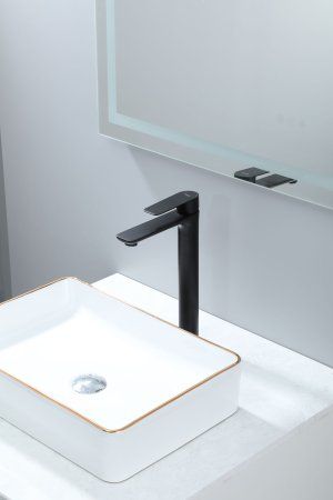 Смеситель для раковины Frap F10806-26 высокий, черный