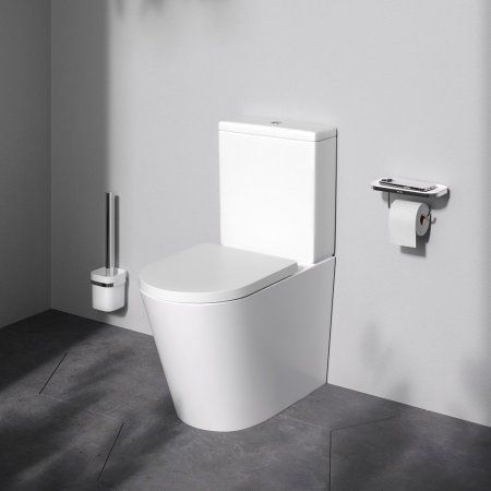 Унитаз-компакт безободковый с сиденьем микролифт AM.PM Func C8F8600SC