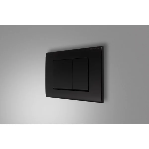 Кнопка смыва Charus Minimalista FP.310.DW.01 для инсталляции, черный матовый