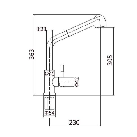 Смеситель для кухни FASHUN (A56009-7)