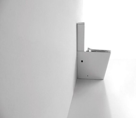 Унитаз напольный CeramaLux 2170, Бело-Глянцевый