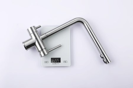 Смеситель для кухни однорычажный Frap F43899-3 нержавеющая сталь