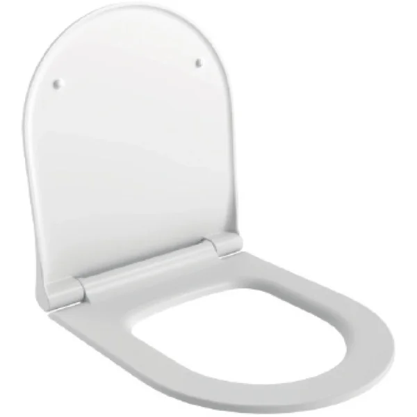 Унитаз подвесной Ambassador Queen 113T20001R-112T20001S безободковый, с сиденьем микролифт, белый глянец