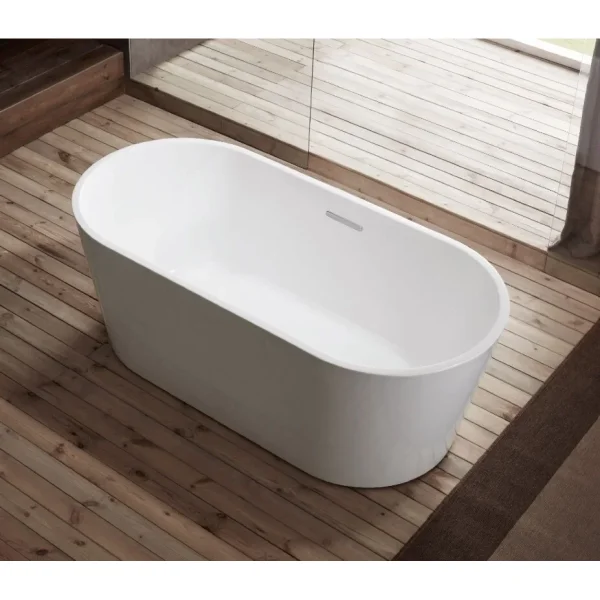 Акриловая ванна Arrow A1702TQU1 170x80 см, отдельностоящая, белый