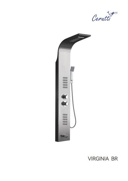 Панель VIRGINIA BR душевая Ceruttispa CT9983