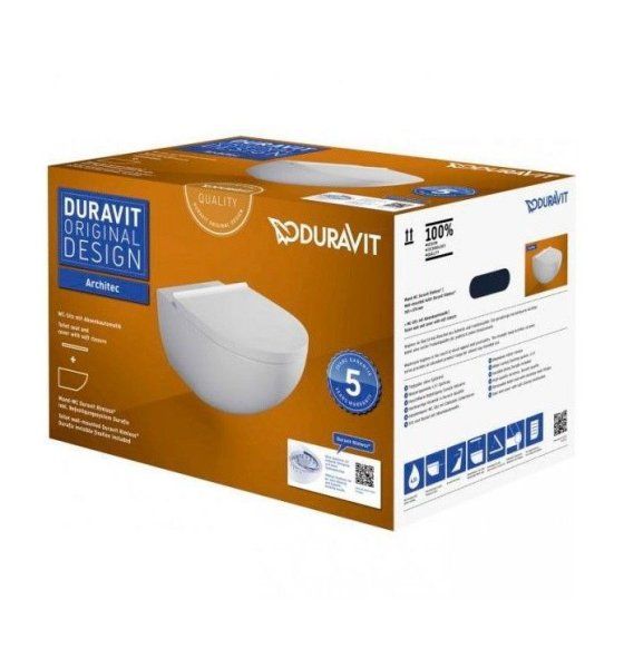 Унитаз подвесной Duravit Architec 45726900A1 микролифт