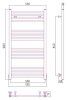 Полотенцесушитель водяной Сунержа Модус 1000х500 хром