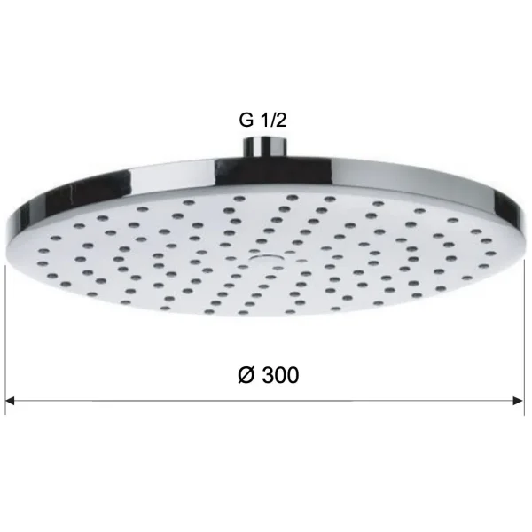 Верхний душ 300 мм Remer 356MD30X