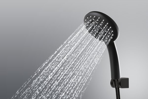 Душевая лейка SANCOS Lotus, диаметр 115 мм, 3 режима, цвет черный матовый,  SC6003MB