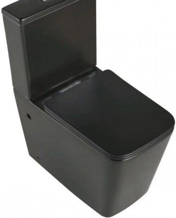 Унитаз напольный ESBANO DUERO (Matt Black) 635x360x825   ESUNDUERMB, чёрный матовый