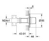 Накладная панель Grohe Ondus 19444000 для вентильной головки