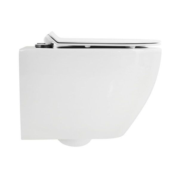 Унитаз подвесной Cezares Stylus-Tor CZR-6601-TH-TOR с сиденьем soft close Cezares CZR-2011-SC белый