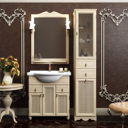 Тумба под раковину Opadiris Тибет Z0000004192 70 решетка, беленый бук (белый, weiss)