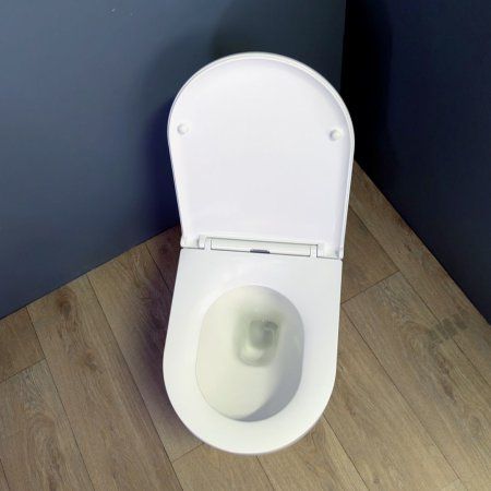 Унитаз подвесной Teymi Demi безободковый, сиденье микролифт T40208