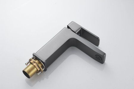 Смеситель для раковины Shevanik S9701T, оружейная сталь