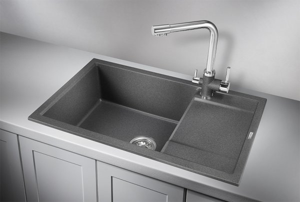 Кухонная мойка Granula 7805, ГРАФИТ