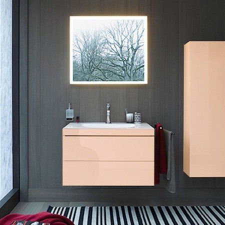Мебель для ванной Duravit L-Cube LC6927O1010 80 два ящика, абрикос жемчужный