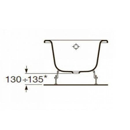 Ножки Roca 291021000 для стальной ванны